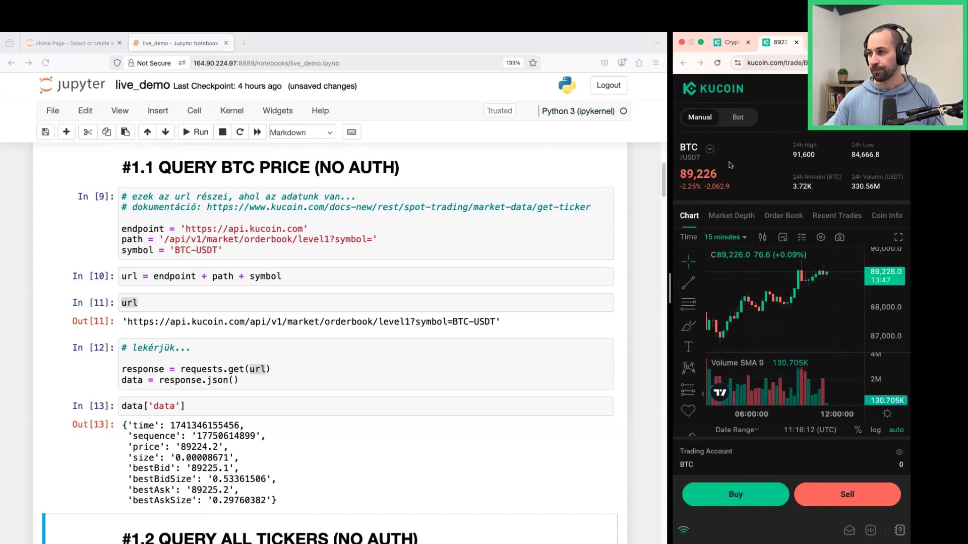kripto python automatikus data science webinar